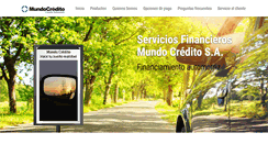 Desktop Screenshot of mundocredito.cl